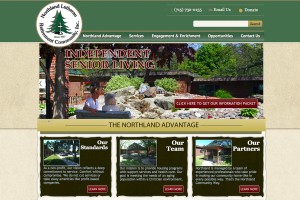 Northland Lutheran Retirement Community, Inc., Michigan website designers,mi web design,UP of Michigan,website designers,graphic design