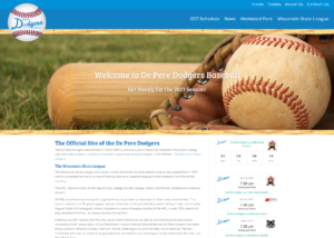 de pere dodgers,base ball,semi pro baseball teams,wisconsin semi pro baseball,website design & development,wi photographers