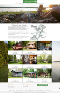 Eastshorewood Cottages,kangaroo lake, door county,web design,photography,wisconsin web design,door county website design