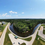 bamboo bend, Shiocton, downtown green bay, east Green Bay wisconsin, drone photo, above wisconsin, fox valley web design, Green Bay website designers