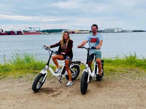 Cody Hollenbeck-Torp, Katrina Boucher, Dirty Spokes E-Bike Adventures, Things to do in Door County, Guided Tours on Ebike