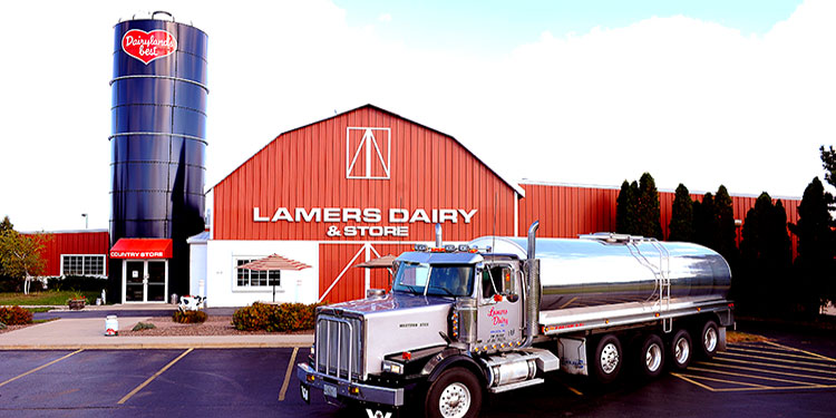 lamers milk truck, wholesale dairy, lamers dairy inc, dairylands best, appleton, wisconsin, family farms, fresh milk, dairy products, ecommerce store, taste the difference, store locator, fox valley web design, graphic design, custom wordpress websites, custom ecommerce websites, logo design, drone aerial photography, above wisconsin, final cut pro, video production, packerland, fox valley wi